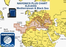 2025  Navionics+ chart microSD/SD Chart Card Maps Mediterranean and Black Sea