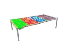 METAL FRAME BED/KHAT MANJI/CHARPAI WITH DETACHABLE LEGS