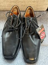 Mens Clarks Leather Smart Lace up Shoes black Square Toe  Unstructured UK 6 NEW