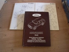 Ford Parts Catalogue Maverick 3 and 5 door RHD 1993
