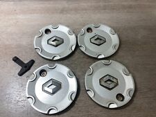 RENAULT SCENIC 2005 ALLOY WHEEL CENTRE HUB CAPS COVERS SET OF X 4  8200134772