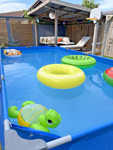 Large above ground - ground, swimming