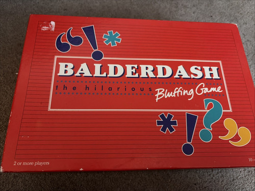 Balderdash bluffing board - mb,