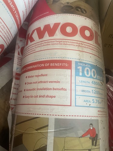 Roof insulation 100 - insulation, mm