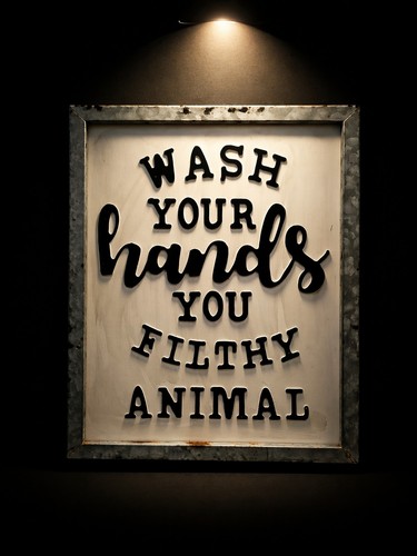 Funny bathroom sign wash - funny,