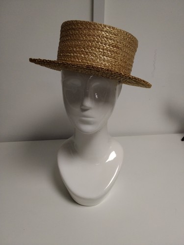 The york hat straw - straw, boater