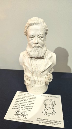 Gypsum plaster bust william - plaster, of