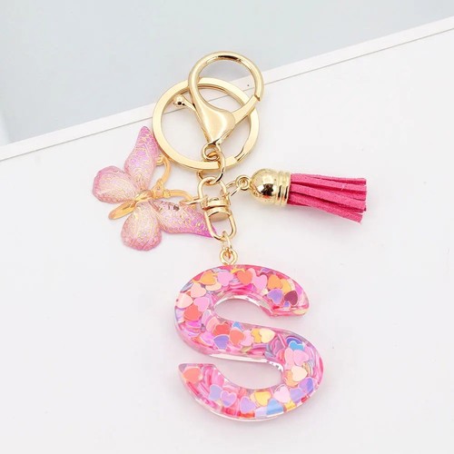 Diy letter keychain - a, z