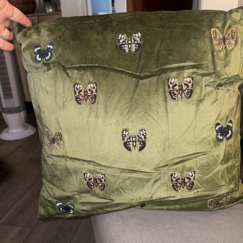 Velvet feel cushion - velvet,