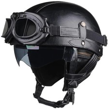 DOT Retro Open Face Half