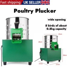 Poultry Plucker Machine 23cm  Chicken Bird Defeather Plucking Stainless Steel