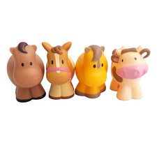 ELC Happyland Horses Farm Animal Bundle 3x Horses & Cow (1)