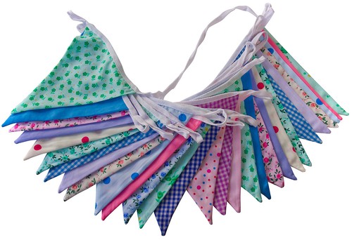 Fabric bunting banner - bunting, 30