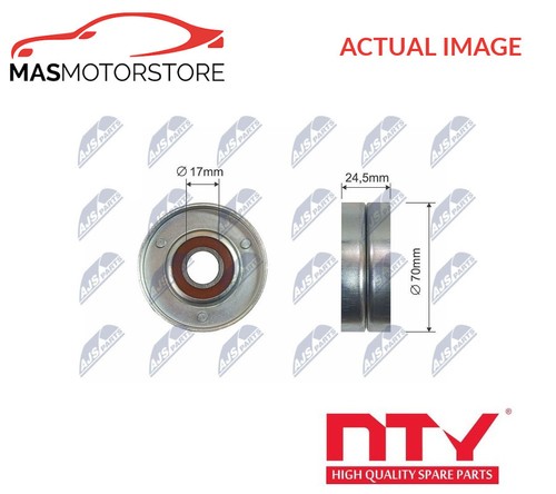 Ribbed belt tensioner - v-ribbed, pulley
