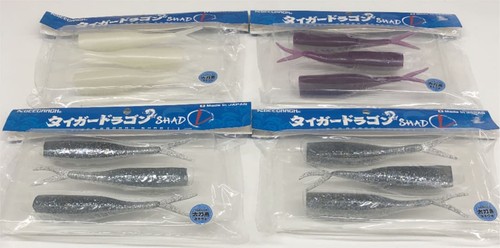 Geecrack tiger dragon shad - tiger,