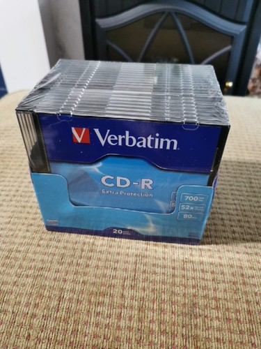 20x sealed verbatim 52x - 20x, cd-r
