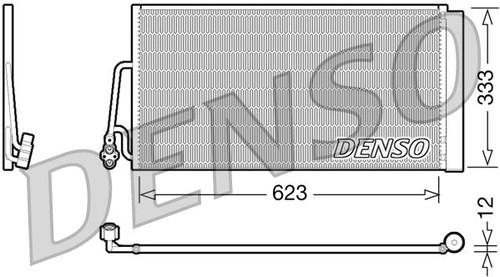 Air conditioning condenser - air,