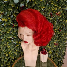 Red Lace Front Drag Queen