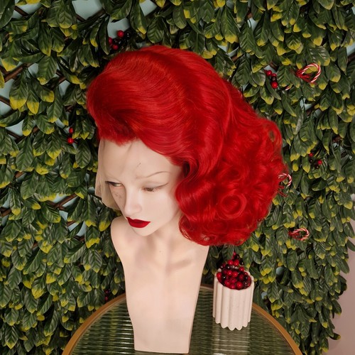 Red lace front - red, queen