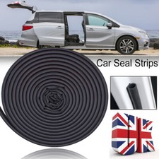 16Ft D Shape Rubber Universal Car Door Seal Strip Hollow Edge Guard Weatherstrip