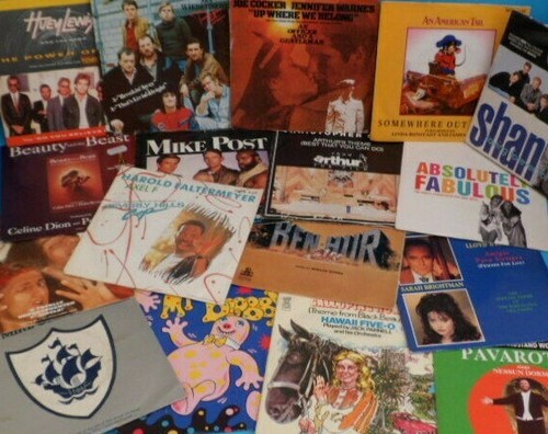 Film vinyl records - tv,