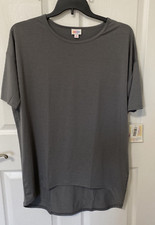 LuLaRoe Irma Medium Solid Gray