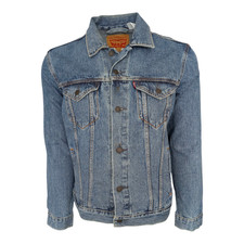 Levi’s 72334 Trucker Denim Jacket Medium Blue Wash Size M Vintage