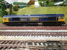 BACHMANN 'OO' 32-980 GBRF BLUE/ORANGE CLASS 66 66731 ‘INTERHUB GB' 6243