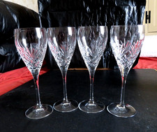 Set of 4 vintage lead crystal