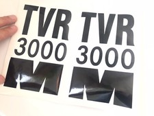 Set Of TVR 3000 M Sticker In
