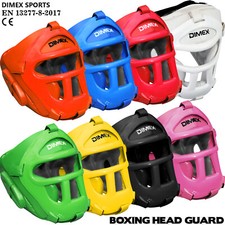 Head Guard Boxing MMA Martial Arts Headgear Protector Kick Boxing