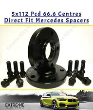 Alloy Wheel Spacers 15mm Black