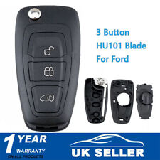 3 Button Flip key Fob Case Shell for Ford Transit Custom MK8 remote 2013 - 2020