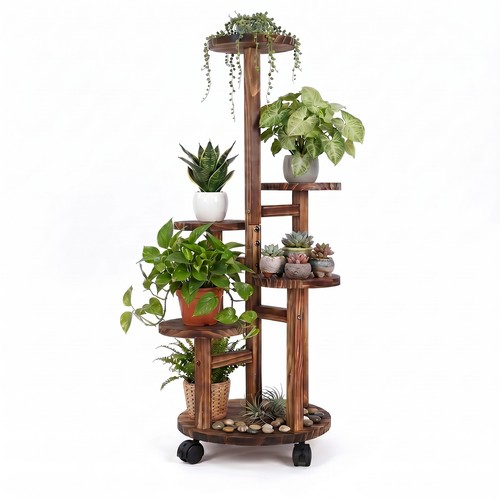 Tiered plant stand - stand, indoor