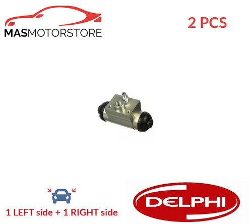 Drum wheel brake - wheel, pair