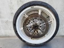 Front wheel and tyre for a