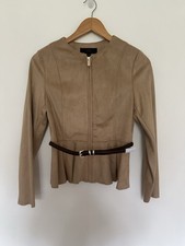 ZARA SUEDE EFFECT PEPLUM