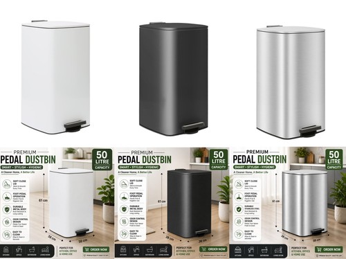 50l square stainless steel - 50l,