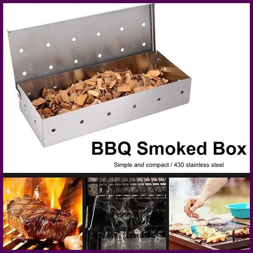 Bbq smoke box - bbq, steel