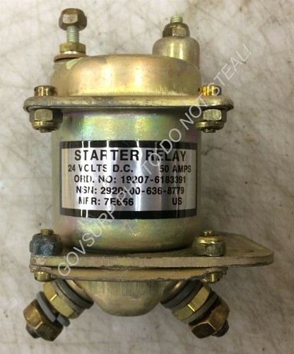 Starter relay volt m35a2 - relay, 24