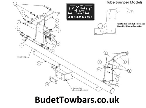 Ford ranger tow bar 2012 - ford,