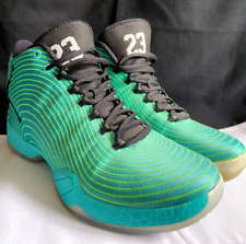 NIKE AIR JORDAN XX9 EASTER GREEN, BLACK LACES + RED INNER TRAINER UK 10 EU 45