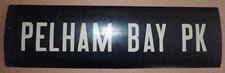 1930's Vintage NYC New York City Subway Front Destintion RollSign PELHAM BAY PK