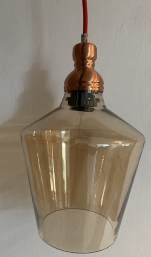 Pendant light smoked - pendant,