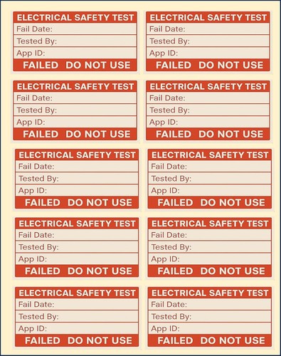 Pat testing stickers - pat, stickers,