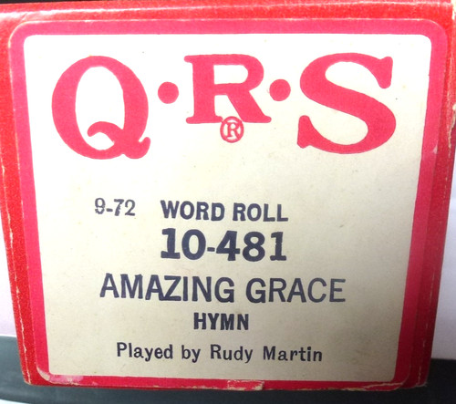 Pianola word roll - word, roll.