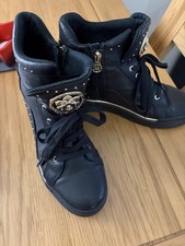 Guess High Top Black Trainers