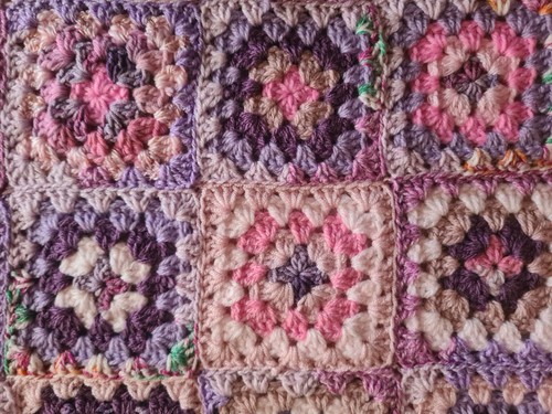 Hand crochet baby pram/cot