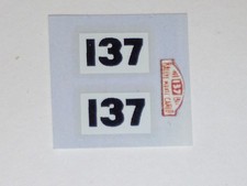 Replacement decals (2) label