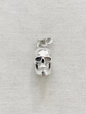 The Great Frog 925 Silver Large Skull Pendant